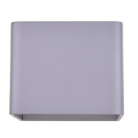 2-Piece Pack 1-Light Gray Led Wall Sconce