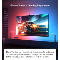 Govee Smart Wifi Rgbic Led Strip Lights Light Bars Dreamview T1 Pro For 5565In Tvs Works With Alexa Google Home