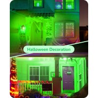 Edishine 4 Pack Green Light Bulb A19 Led Light Bulb 60W Equivalent E26 Medium Base 9W Green Lights For Halloween Christmas