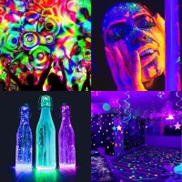 Ciciny Uv Black Light Bar For Glow Party 10W 1Ft Usb Portable Led Blacklight Tube Party Supplies For Body Paint Stage Fluoresce