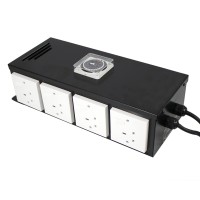 Senua Contactor Relay Built In Timer Switch 4/6/8 Way 26A 6Kw Hydroponics Grow Light Controller System Switch Uk (8 Way)