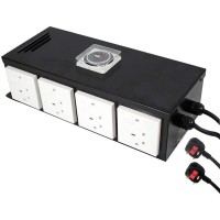 Senua Contactor Relay Built In Timer Switch 4/6/8 Way 26A 6Kw Hydroponics Grow Light Controller System Switch Uk (8 Way)