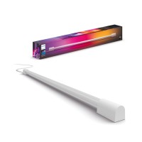 Philips Hue Play Gradient Light Tube, Compact, White, Surround Lighting (Sync With Tv, Music And Gaming), Hue Hub & Hue Sync Box Required