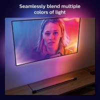 Philips Hue Play Gradient Light Tube, Compact, White, Surround Lighting (Sync With Tv, Music And Gaming), Hue Hub & Hue Sync Box Required