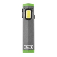 Sealey Aluminium Mini Hand Torch, 3W Cob Led, 500Lm, Super Beam - Led500Sb