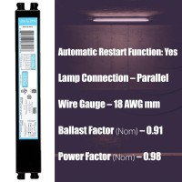 Icn1P32N 120277V 5060Hz Input Frequency Solid Wire Type Instant Start Centium Electronic Fluorescent Ballast For 1 F32T8 L