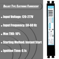 Icn3P32N, 120-277V, 50-60Hz Input Frequency, Solid Wire Type, Instant Start Centium Electronic Fluorescent Ballast For 3 F32T8 Lamp Type, Indoor/Outdoor Use With Automatic Restart Ballast Box, 10 Pack