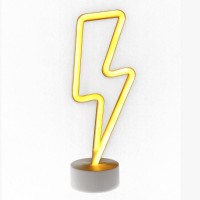 Led Neon Light Sign Room Decoration Usb Or Battery Powered Dorm Decor Lightning Bolt Ns1906010