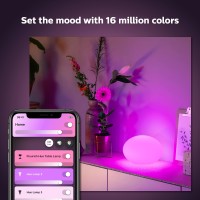 Philips Hue Flourish Smart Table Lamp White White And Color Ambiance Led Colorchanging Light 1 Pack Control With Hue App