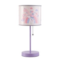 Idea Nuova Peppa Pig Stick Table Kids Lamp With Pull Chain, Themed Printed Decorative Shade