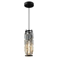 Lmqnine Black Pendant Lights Kitchen Island Modern Pendant Light Crystal Pendant Light Fixture Mini Pendant Light Pendant Ligh