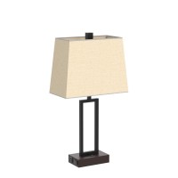 Lolikit Table Lamp For Bedroom Set Of 2 With 2 Usb Ports And Ac Power Outlet 235 Modern Bedside Lamp Wood Nightstand Lamp W