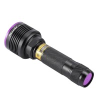 Alonefire Sv41 395Nm Uv Flashlight 10W Rechargeable Blacklight Black Light Urine Detector For Resin Curing Dry Glue Fishing M