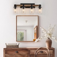 4 Light Bathroom Vanity Light Fixtures Farmhouse Bathroom Vanity Lights Over Mirror Wood Rustic Vanity Lights For Bathroom Ki