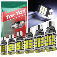 2021 Version 912 921 LED Bulb Reverse Lights 912 LED Backup Reverse Lights Super Bright 921 led bulbs utilize newest powerful and high quality 4014 45SMD led 360Illumination Super Bright Error Free 6500K White T15 906 W16W LED Backup Lights300 brighter th