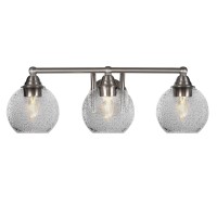 Paramount 3 Light Bath Bar In Brushed Nickel Finish With 5.75