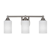 Paramount 3 Light Bath Bar In Brushed Nickel Finish With 4