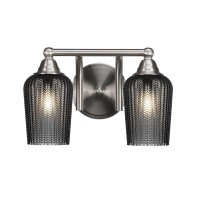 Paramount 2 Light Bath Bar In Brushed Nickel Finish With 5