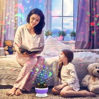 Toys For 2-12 Year Old Girls: Devrnez Wonderful Star Light Projector Toys For 3-10 Year Old Boys Quiet Rotating Night Lights Gifts For Age 4-9 Girl Bedroom Valentines Day Decor Toy (Purple)