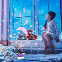 Toys For 2-12 Year Old Girls: Devrnez Wonderful Star Light Projector Toys For 3-10 Year Old Boys Quiet Rotating Night Lights Gifts For Age 4-9 Girl Bedroom Valentines Day Decor Toy (Purple)