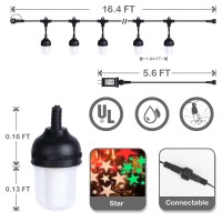 Afirst Star String Lights - 10 Led Shatterproof Bulb 22Ft Outdoor String Lights For Patio Garden Party Lighting & Decoration