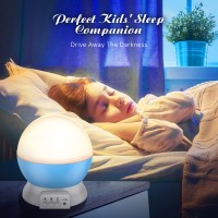 Devrnez Night Lights Projector For Kids 8 Colors Lights Change Star Nightlight For 2-12 Year Old Boys Toys Rotating Lamp For Age 3-10 Nursery Children Bedroom|Party Decor Birthday Gifts (Sky Blue)