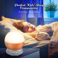 Devrnez Stars Night Light For Kids Star Nightlight Projector For Kids 2-12 Year Old Gifts Toys Rotating Moon Star Light For Age 3-10 Boy Girl Bedroom|Birthday Gifts Toys (Orange)