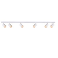 Edo Malga 6 Directional Spotlight Ceiling Fixtures Plafonnier 6-Spots White