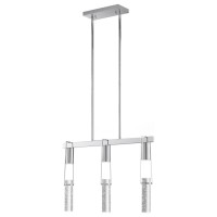 Harmony 3 Hanging Acrylic Chandelier Integrated Led, Dimmable, Chorme(D0102Hge4Ra)