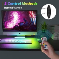 Willed Rgb Under Monitor Light Bar Gaming Lights For Gaming Setup Rgb Desk Led With Remote Controller 5V Usb Led Light Bar K