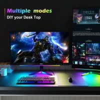 Willed Rgb Under Monitor Light Bar Gaming Lights For Gaming Setup Rgb Desk Led With Remote Controller 5V Usb Led Light Bar K