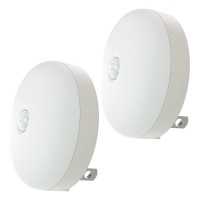 Led Motion Sensor Night Light, Sensor Night Light Plug In, Motion Nightlight Plug Into Wall, Energy Efficient, Cool White Night Light For Bathroom, Bedroom, Kitchen, Hallway, Stairway, 2 Pack