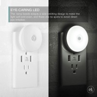 Led Motion Sensor Night Light, Sensor Night Light Plug In, Motion Nightlight Plug Into Wall, Energy Efficient, Cool White Night Light For Bathroom, Bedroom, Kitchen, Hallway, Stairway, 2 Pack