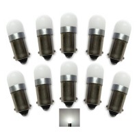 Aero-Lites.Com #1813, 1816 Miniature Bayonet Bulb Led Replacement | 12/14-Volt | Ba9S Base | Shape: T10 And T3 1/4 | Replaces Bulb1813 1815 1816 1893 1898 756 And Others