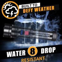 Darkbeam Usb Rechargeable Led Flashlight 2 Pack T002 Super Bright Xhp50 3000 Lumen Flash Light Lights Tactical Handheld Zoomab