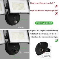 Imaihom 100W Dusk To Dawn Outdoor Lighting 9000Lm Led Flood Lights Outdoor 3 Adjustable Heads Security Lights With Photocell