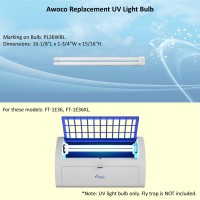 36W H Shaped UV Bulb for Wall Mount Sticky Fly Trap Lamp FT1E36 Replace the UV Bulb every 12 to 1 year for most effective results UV Bulb Dimensions 1618L x 134W x 1516D Marking on Bulb PL 36W BL 3 Months USA Warranty The light bulb is consumable If it fa