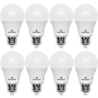 Great Eagle Lighting Corporation A19 Led Light Bulb, 9W (60W Equivalent), Ul Listed, 2700K (Warm White), Non-Dimmable, Standard Replacement (8 Pack)