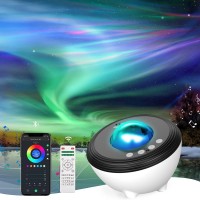 Yunlone Galaxy Projector Star Lights Projector For Bedroom With 33 Lighting Aurora Projector With Bluetooth 50 Speaker Smart