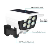 Outdoor Motion Sensor Solar Lights 2000 Lumens 77 Leds Spotlight With Remote Controller Floodlights Outdoor Ip66 Waterproof Wir