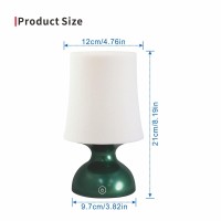 Riverlux Led Green And White Lamp, Nordic Style Table Lamp, Minimalist Desk Lamp, Battery Table Lamp,Cordless Table Lamp,Christmas Gift