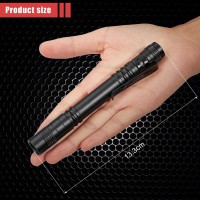 Honoson 2 Pieces Uv Black Light Flashlight Small Blacklight Flashlights Pen Lights For Leak Pet Urine Hotel Inspection Dry St