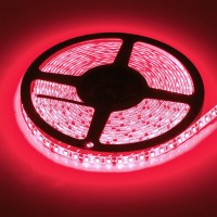 Red Waterproof 600 Leds Strip Lights, Supernight 12 Volt Led Light Strips 16.4Ft Led Rope Lighting For Boat Bedroom Car Tv Backlighting Christmas Party