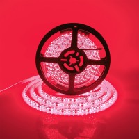 Red Waterproof 600 Leds Strip Lights, Supernight 12 Volt Led Light Strips 16.4Ft Led Rope Lighting For Boat Bedroom Car Tv Backlighting Christmas Party