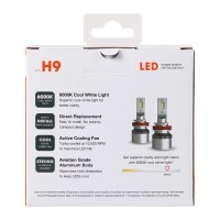 The Sylvania H9 powersport headlight bulbs for offroad use and fog lights for on road use lets you update your vehicles lights with the clarity and performance that LED lighting technology brings Engineered to provide a premium 6000K coolwhite light as we