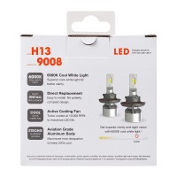 The Sylvania H13 powersport headlight bulbs for offroad use and fog lights for on road use lets you update your vehicles lights with the clarity and performance that LED lighting technology brings Engineered to provide a premium 6000K coolwhite light as w