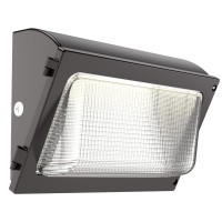 Hyperlite Led Wall Pack Light 120W With Dusk To Dawn Photocell And Glass Lens Led Security Flood Commercial And Industrial Outdo