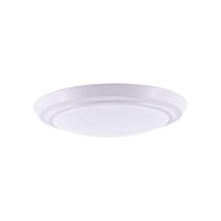 Gruenlich Led Flush Mount Ceiling Lighting Fixture, 9 Inch Dimmable 17.5W (100W Replacement) 1000 Lumen, Aluminum Housing, Etl And Damp Location Rated, 1-Pack (White Finish-5000K)