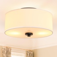 Lodstob 2-Light Flush Mount Ceiling Light Fixture, 12Ͽ