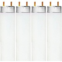 Ge 15489 F25T8/Xl/Sp30/Eco (4 Pack) 25 Watt T8 Fluorescent Tube Light Bulb 25W 3000K Replaces F25T8 Fo25/830/Eco Fo25/730 Fo25/830/Xp/Eco3 F25T8/830 F25T8/Tl830 F25T8/Sp30 F25T8/Spx30